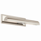 KICHLER 52686PN Carston 24 Inch 2 Light Led Picture Light In Polished Nickel With White Interior