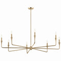 KICHLER 52691CPZ Alvaro 50 Inch 8 Light Chandelier In Champagne Bronze