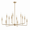 KICHLER 52692CPZ Alvaro 39.75 Inch 12 Light Multi-Tier Chandelier In Champagne Bronze