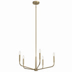 KICHLER 52717CPZ Madden 26 Inch 5 Light Chandelier In Champagne Bronze