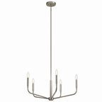 KICHLER 52717NI Madden 26 Inch 5 Light Chandelier In Brushed Nickel