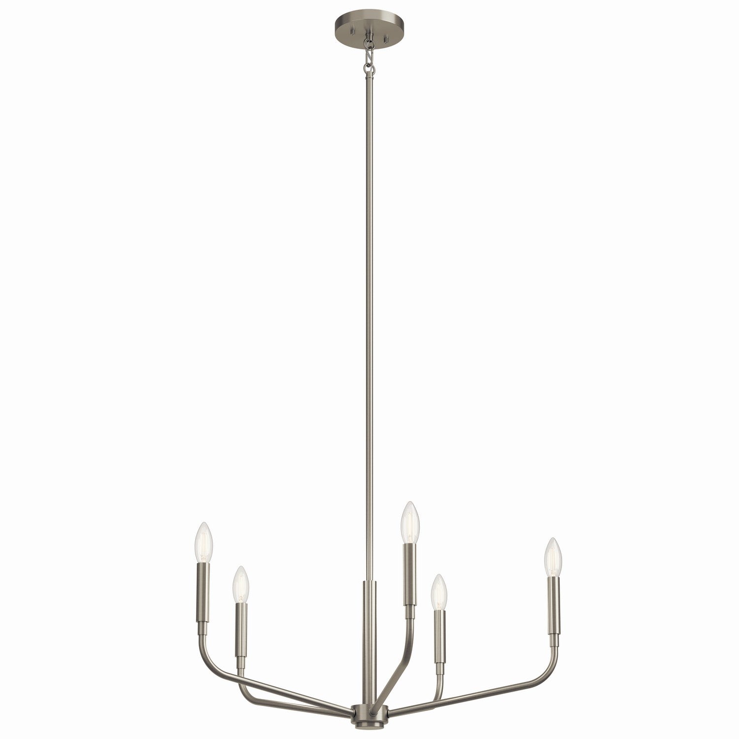 KICHLER 52717NI Madden 26 Inch 5 Light Chandelier In Brushed Nickel