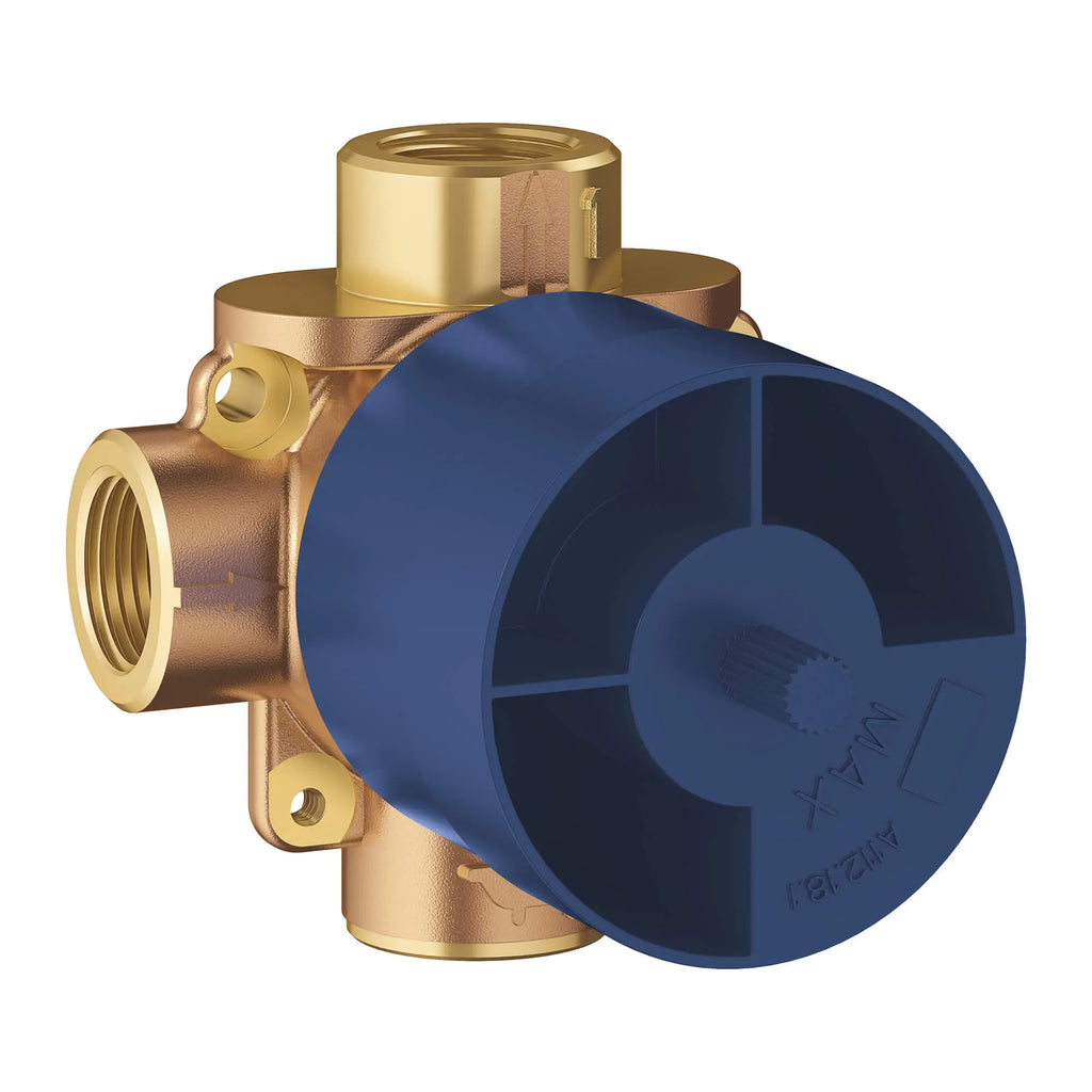 GROHE 29902000 Non Rapido 3-Way Diverter Rough-In Valve (Discrete Functions)