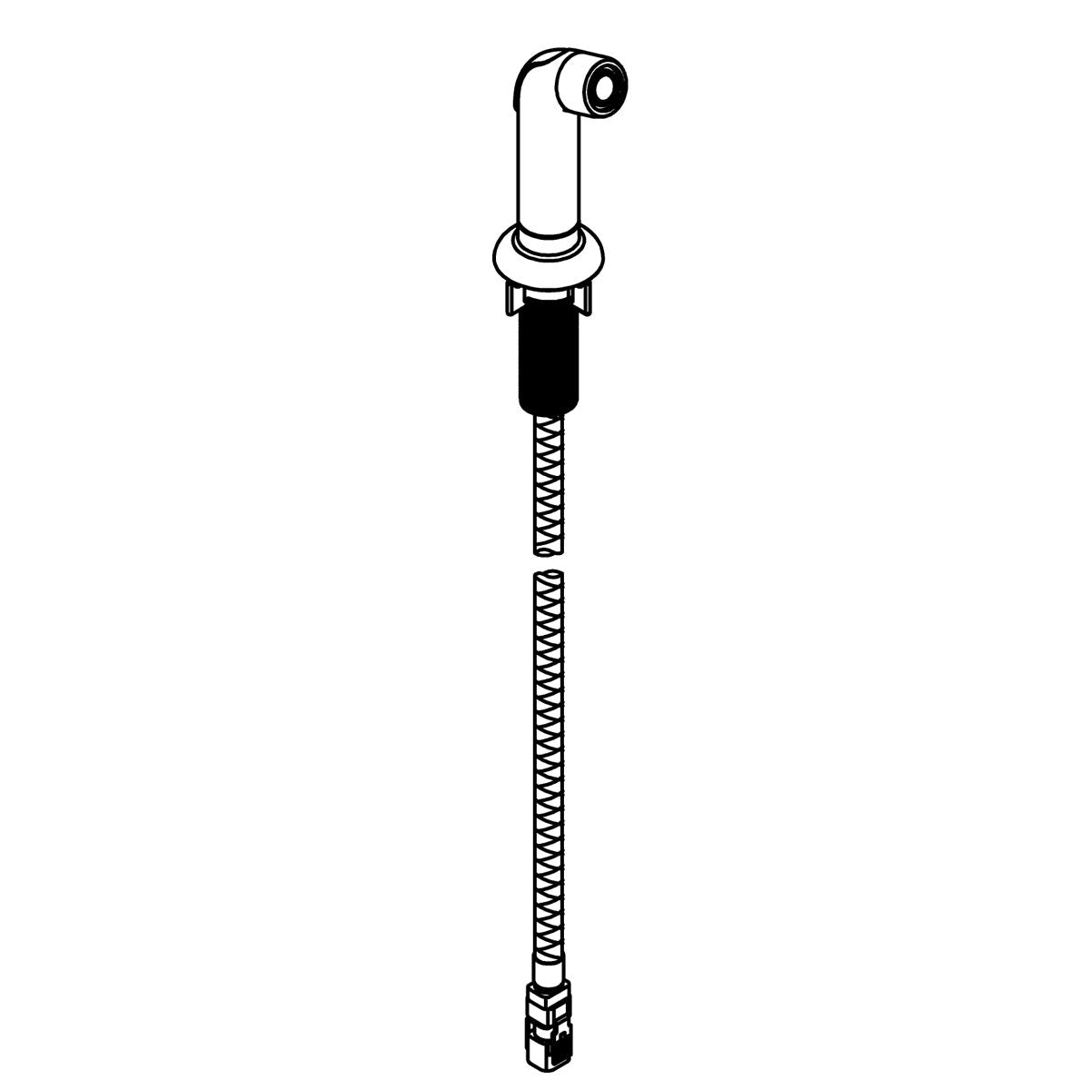 KOHLER Side Spray Assembly - Vibrant Stainless, K-1483324-VS