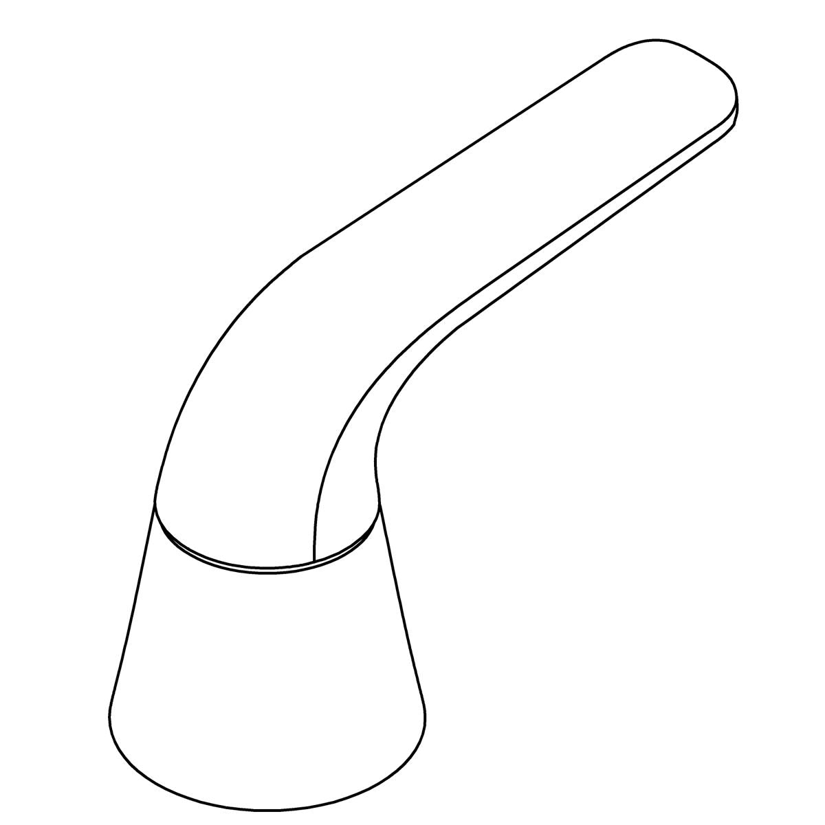 KOHLER Handle Assembly - Cold Service - Polished Chrome, K-1483377-CP