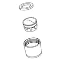 KOHLER Aerator Kit, Full Flow - Polished Chrome, K-1483380-CP