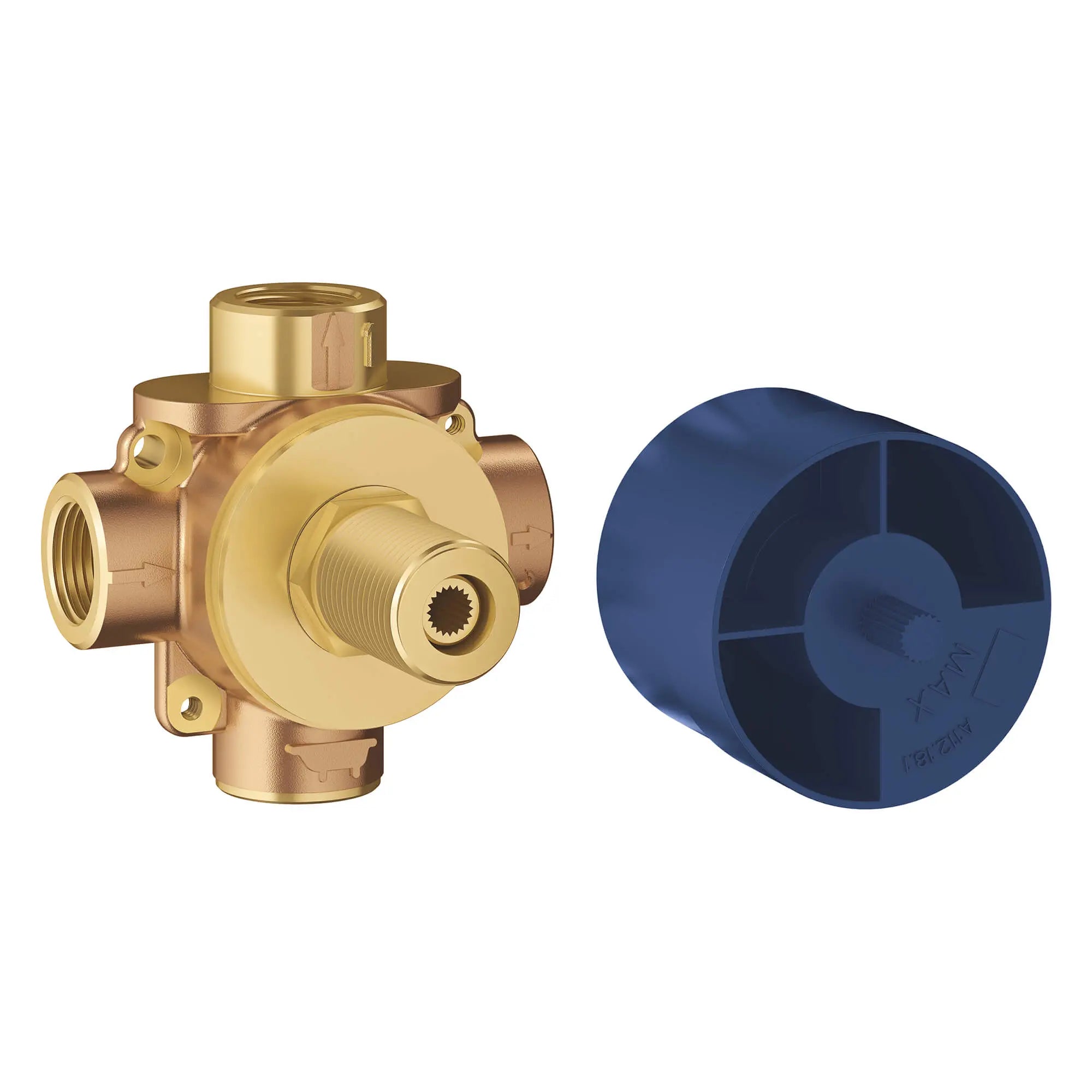 GROHE 29902000 Non Rapido 3-Way Diverter Rough-In Valve (Discrete Functions)