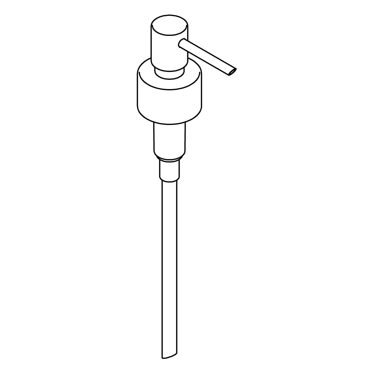 KOHLER Assembly, Soap Pump Service Kit - Vibrant Brushed Moderne Brass, K-1483474-2MB