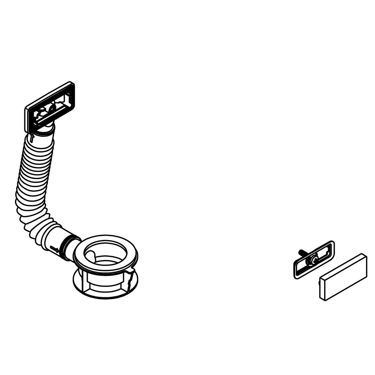 KOHLER OVERFLOW ASSEMBLY - Vibrant Brushed Moderne Brass, K-1483547-2MB