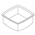 KOHLER Shade, Clear Glass, K-1490219