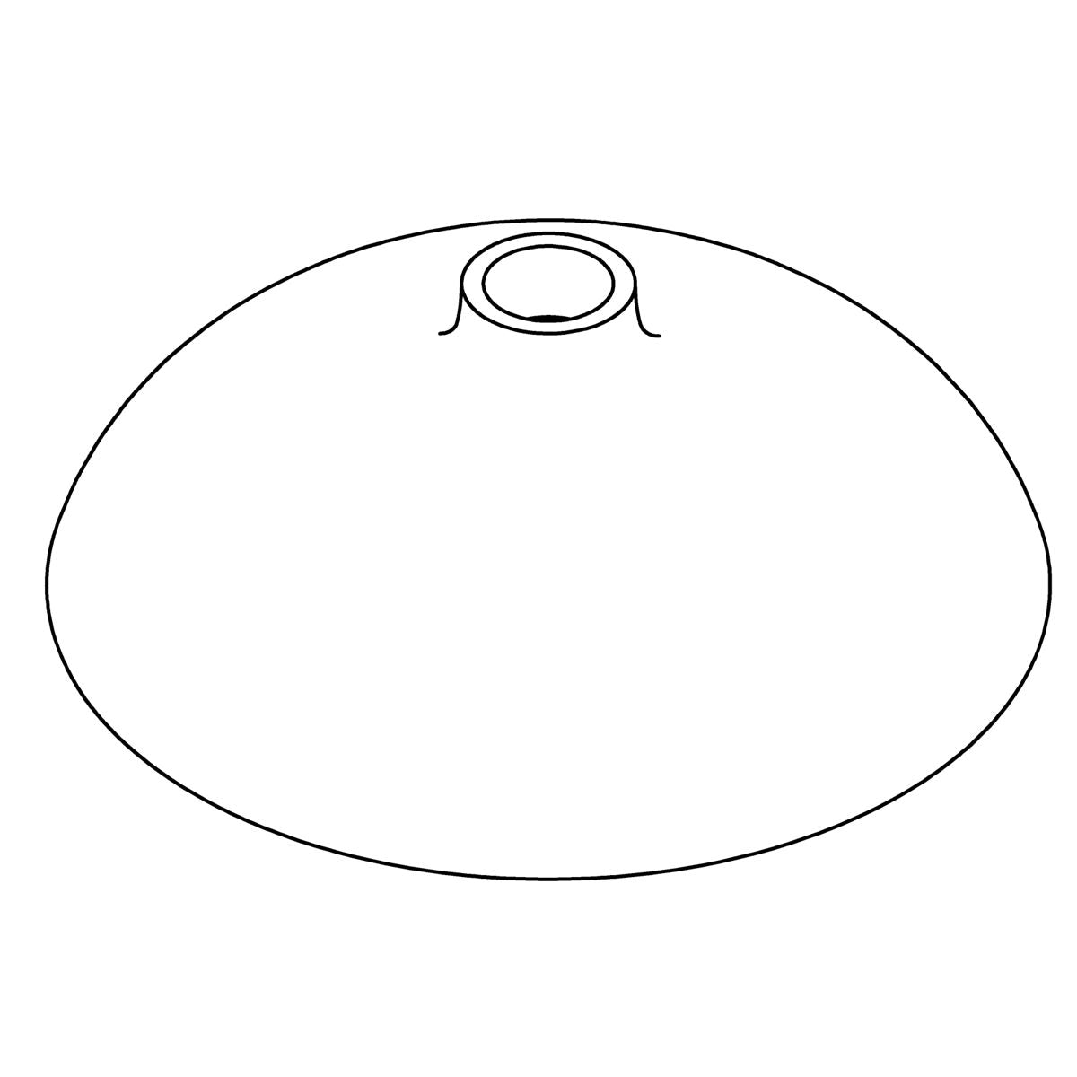 KOHLER Shade, Clear Glass, K-1490220