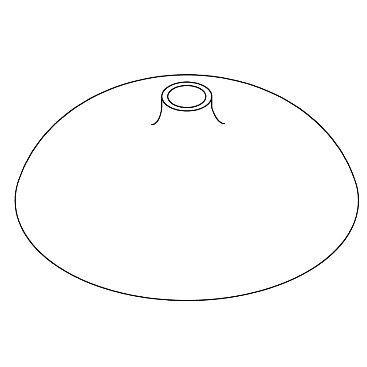 KOHLER Shade, Clear Glass, K-1490221