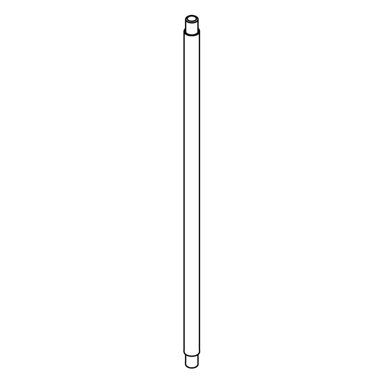 KOHLER Downrod, ∅12.2 X 152Mm X T1.4Mm - Polished Chrome, K-1490239-CPL
