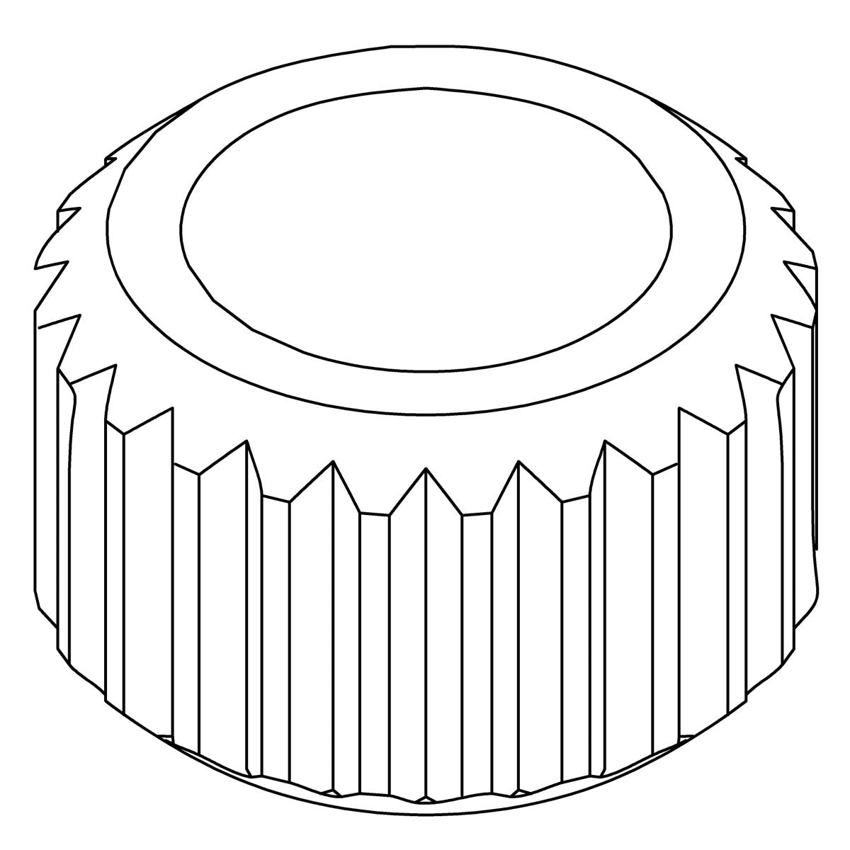 KOHLER Kit, Thumb Nut 1/4"-28 X 16MM QTY. 2 - Brushed Moderne Brass, K-1490252-2GL