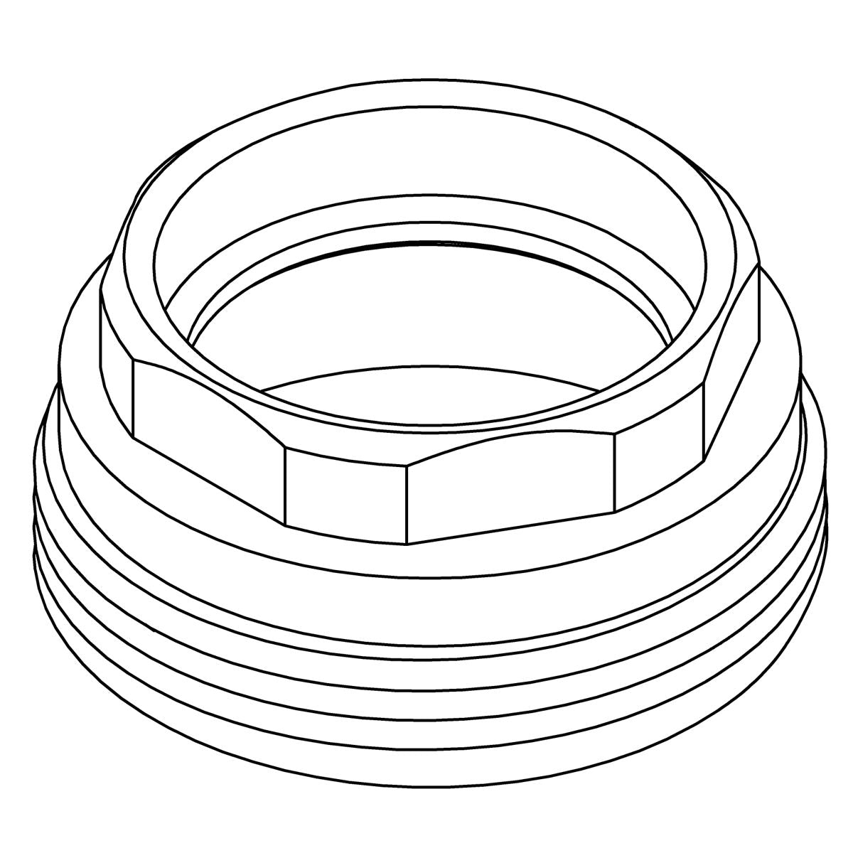 KOHLER Kit, Valve Nut Service - Vibrant Brushed Moderne Brass, K-1490316-2MB