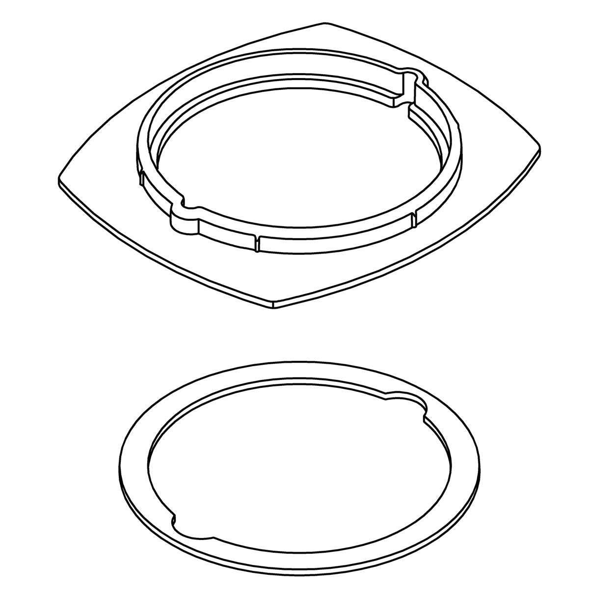 KOHLER Kit, Single Hole Escutcheon Service, K-1490318