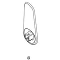 KOHLER Handle Kit - Vibrant Brushed Moderne Brass, K-1492273-2MB