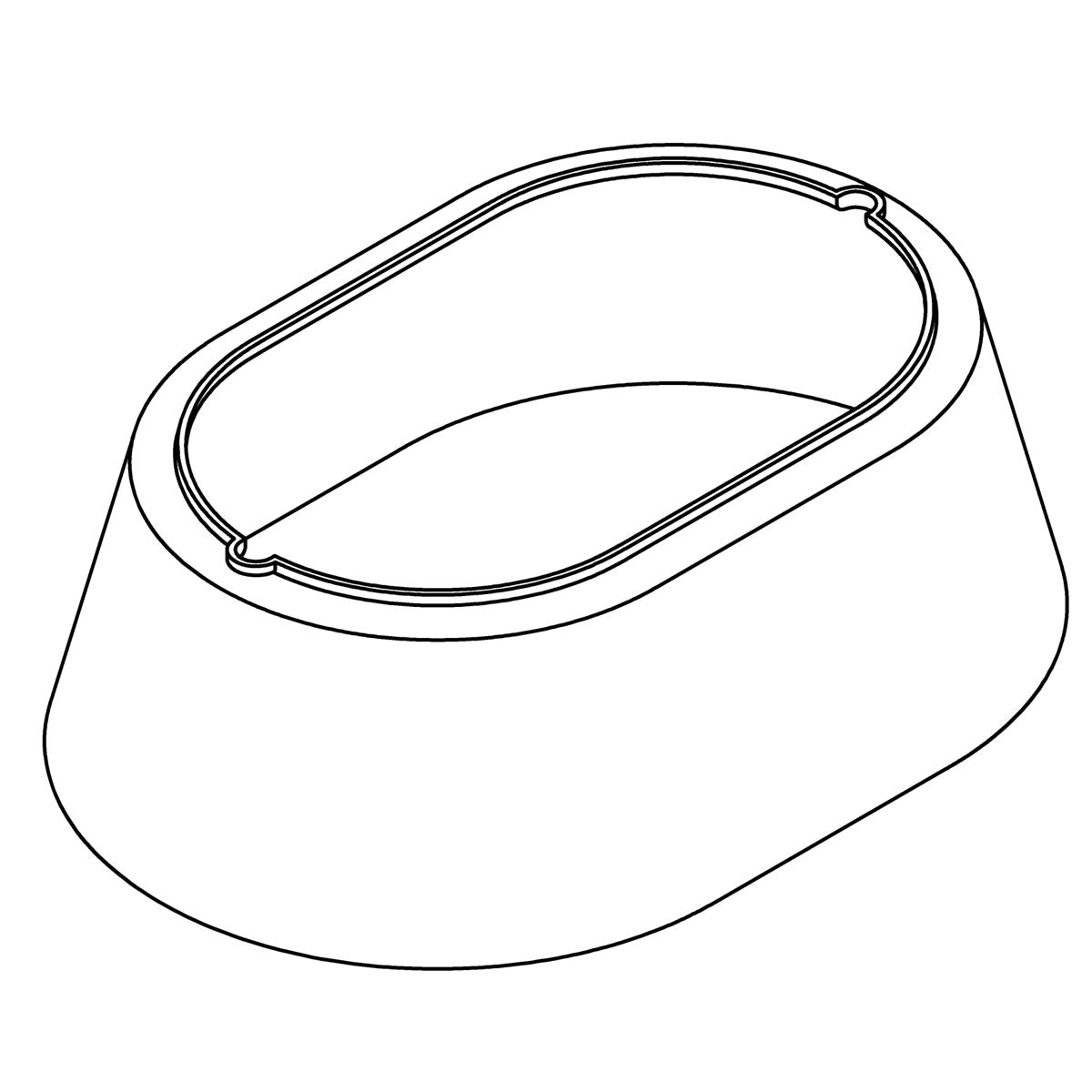 KOHLER Shade, Smokey Textured Glass, K-1492491