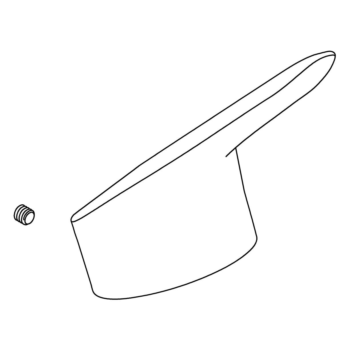 KOHLER Handle Kit - Matte Black, K-1493395-BL