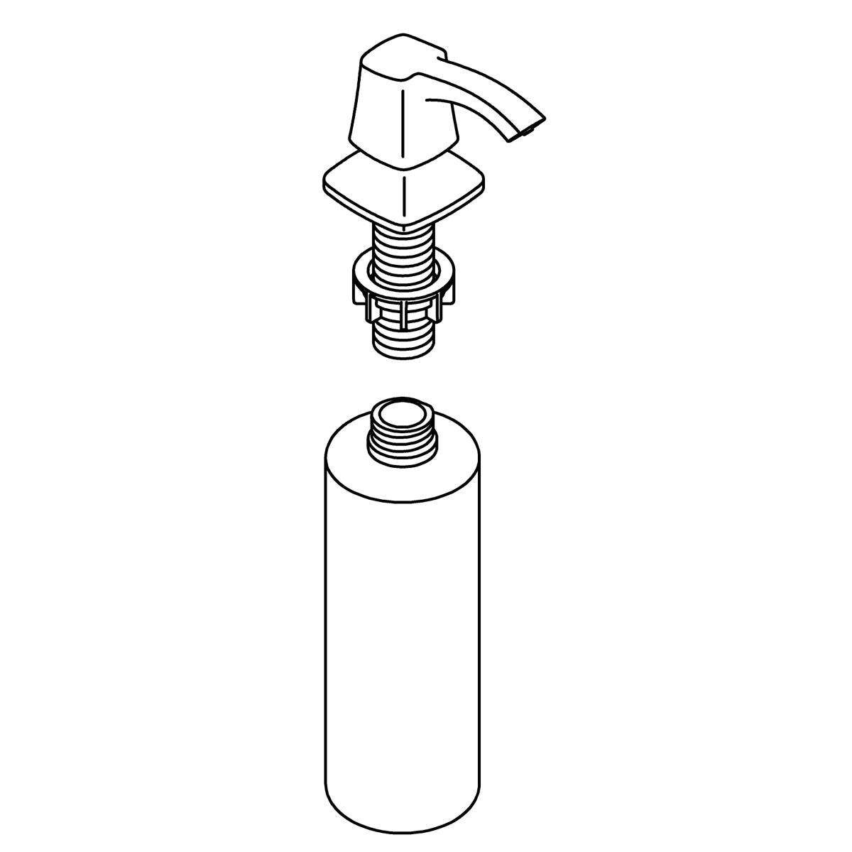 KOHLER Soap Dispenser - Vibrant Brushed Moderne Brass, K-1496113-2MB