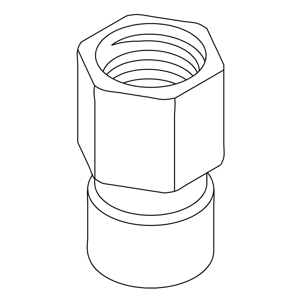 KOHLER Connector Npt1/4 With Sea Ring, K-1496500