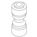 KOHLER Fitting Push In Connector, K-1496501