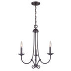 THOMAS 1503CH/10 Williamsport 20'' Wide 3-Light Chandelier - Oil Rubbed Bronze