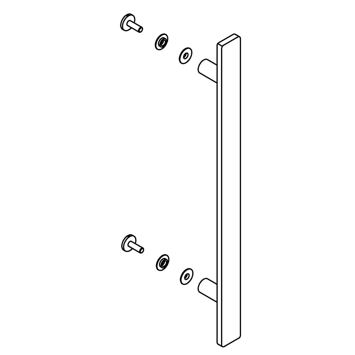 KOHLER Handle Kit - Matte Black, K-1504869-01-BL