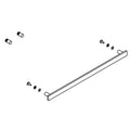 KOHLER Towel Bar & 2 Knob Kit - Matte Black, K-1505006-02-BL
