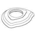 KOHLER Escutcheon, Small - Vibrant Finish, K-1507693-VF