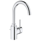 GROHE 32138002 Concetto Single Hole Single-Handle L-Size Bathroom Faucet, 1.2 GPM - Chrome