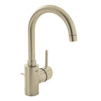 GROHE 32138EN2 Concetto Single Hole Single-Handle L-Size Bathroom Faucet, 1.2 GPM - Brushed Nickel