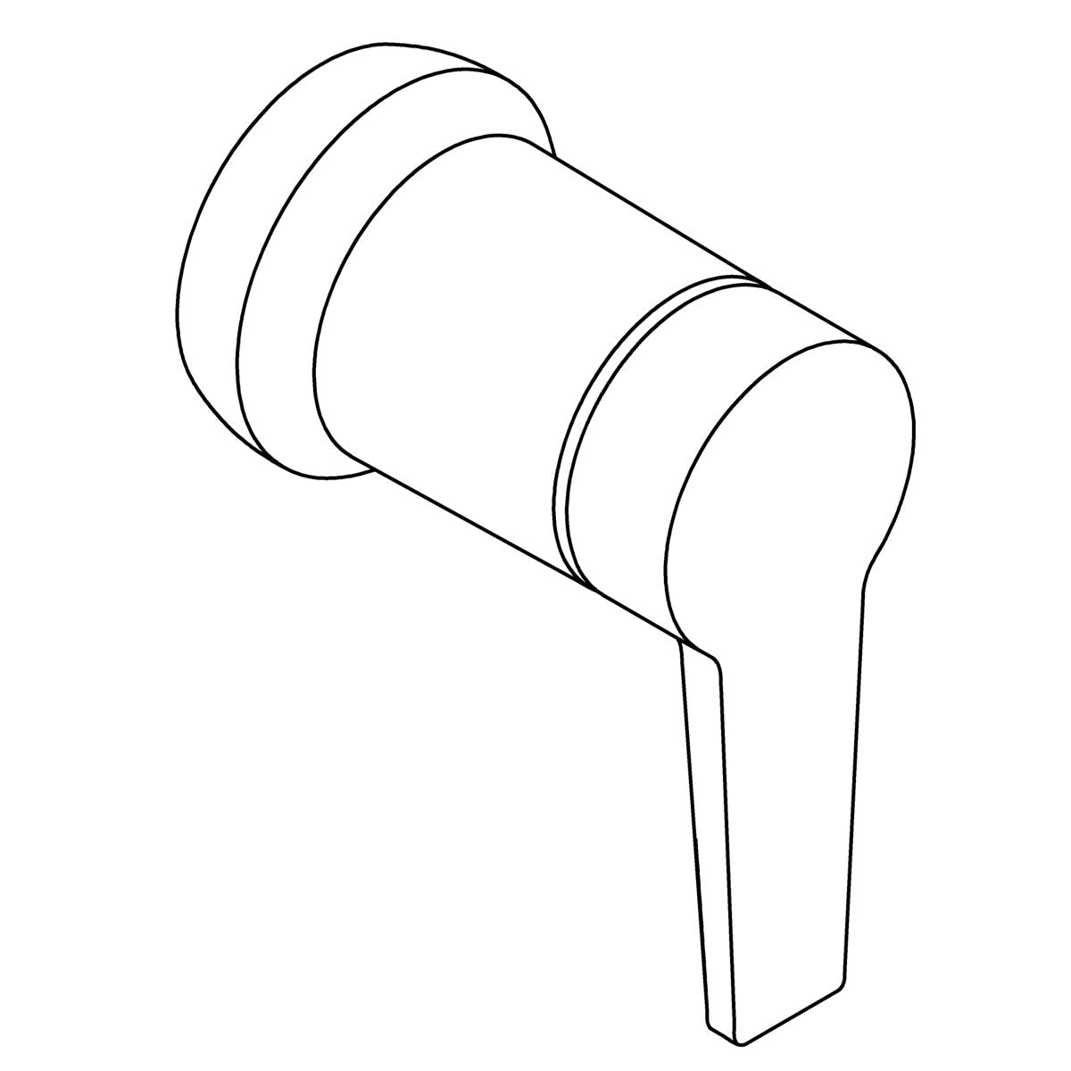 KOHLER Lever Handle Assembly - Vibrant Brushed Moderne Brass, K-1511324-2MB