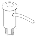KOHLER Soap Head - Vibrant Brushed Moderne Brass, K-1514442-2MB