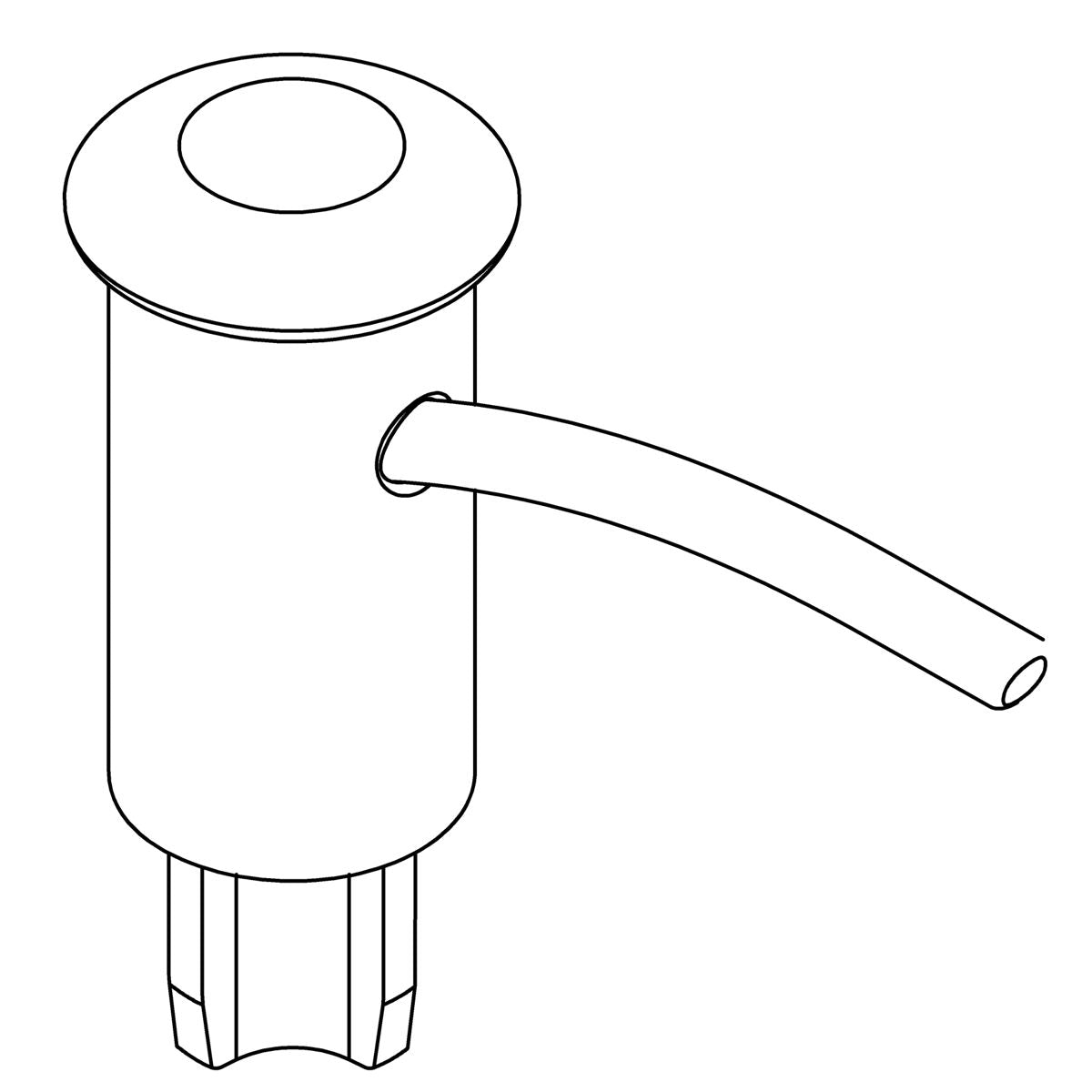 KOHLER Soap Head - Matte Black, K-1514442-BL