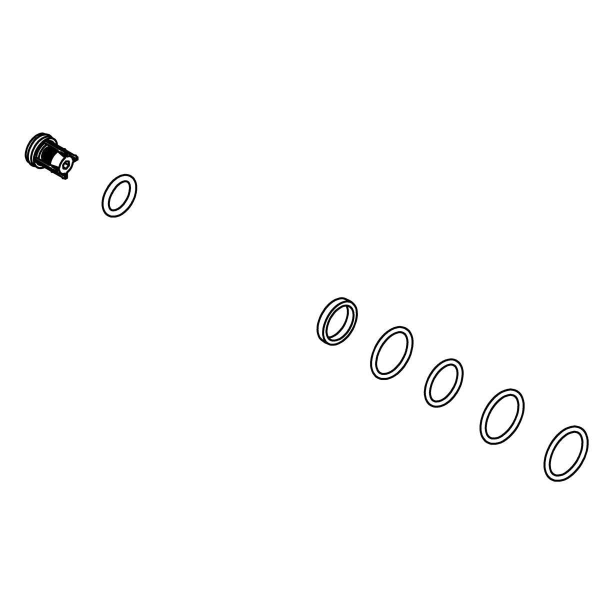 KOHLER Service Stop Rebuild Kit, K-1516721