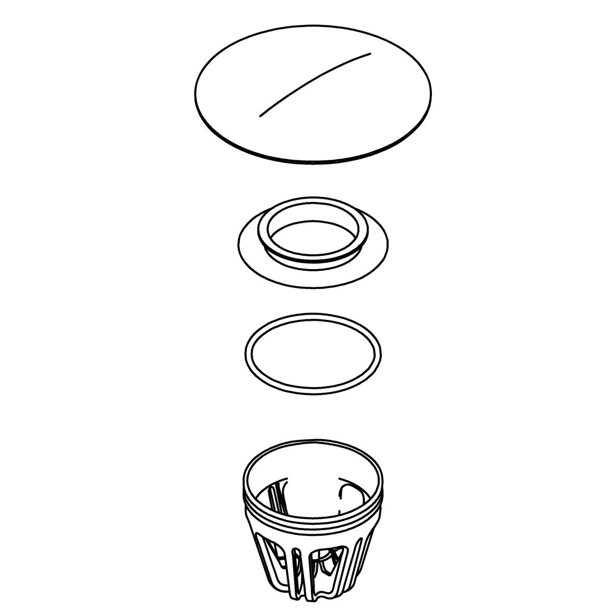 KOHLER Trim Assembly W/ Logo - Vibrant French Gold, K-1518506-AF