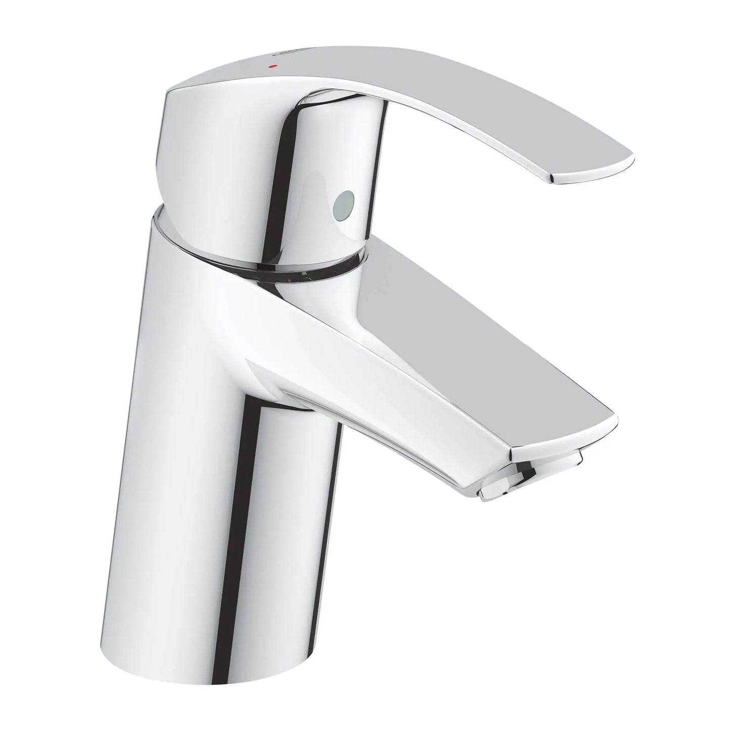 GROHE 3264300A Eurosmart Single Hole Single-Handle S-Size Bathroom Faucet 1.2 GPM Less Drain - Chrome