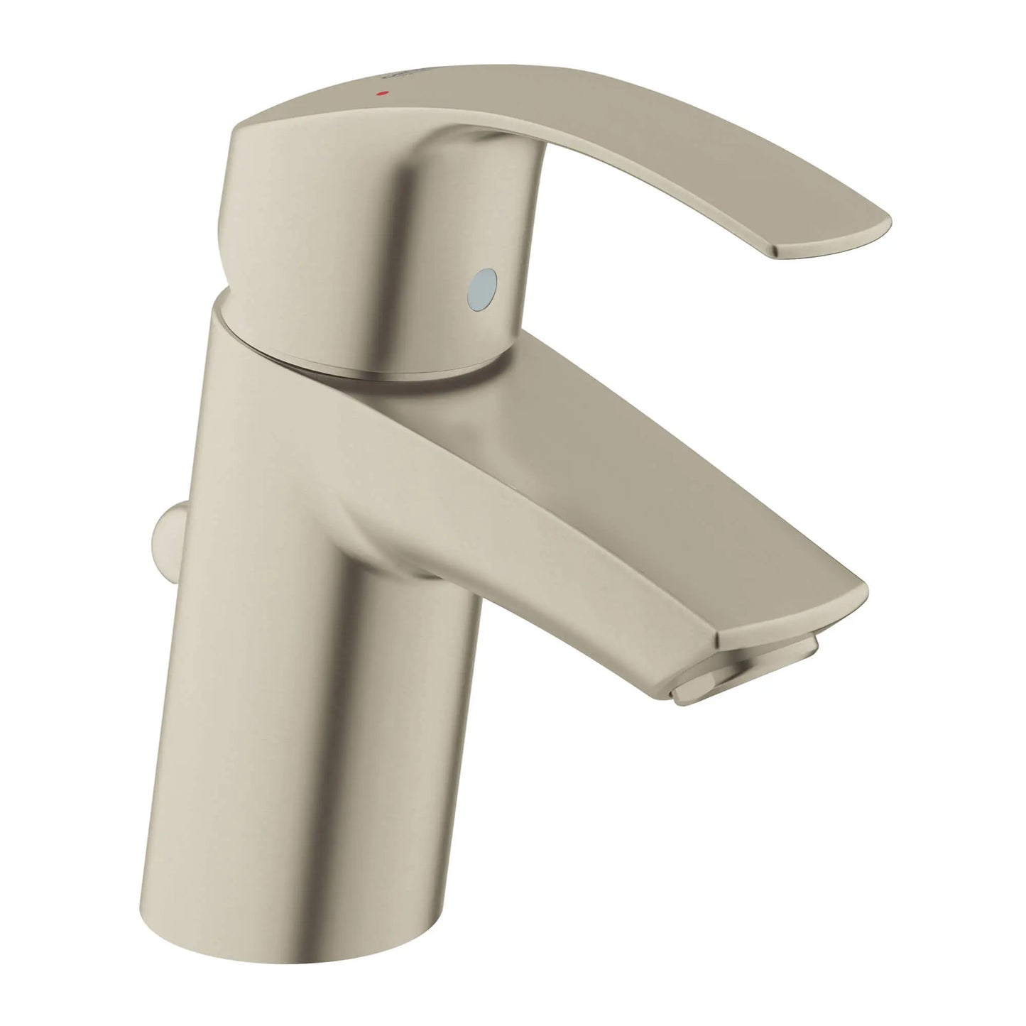 GROHE 32642ENA Eurosmart Single Hole Single-Handle S-Size Bathroom Faucet 1.2 GPM - Brushed Nickel