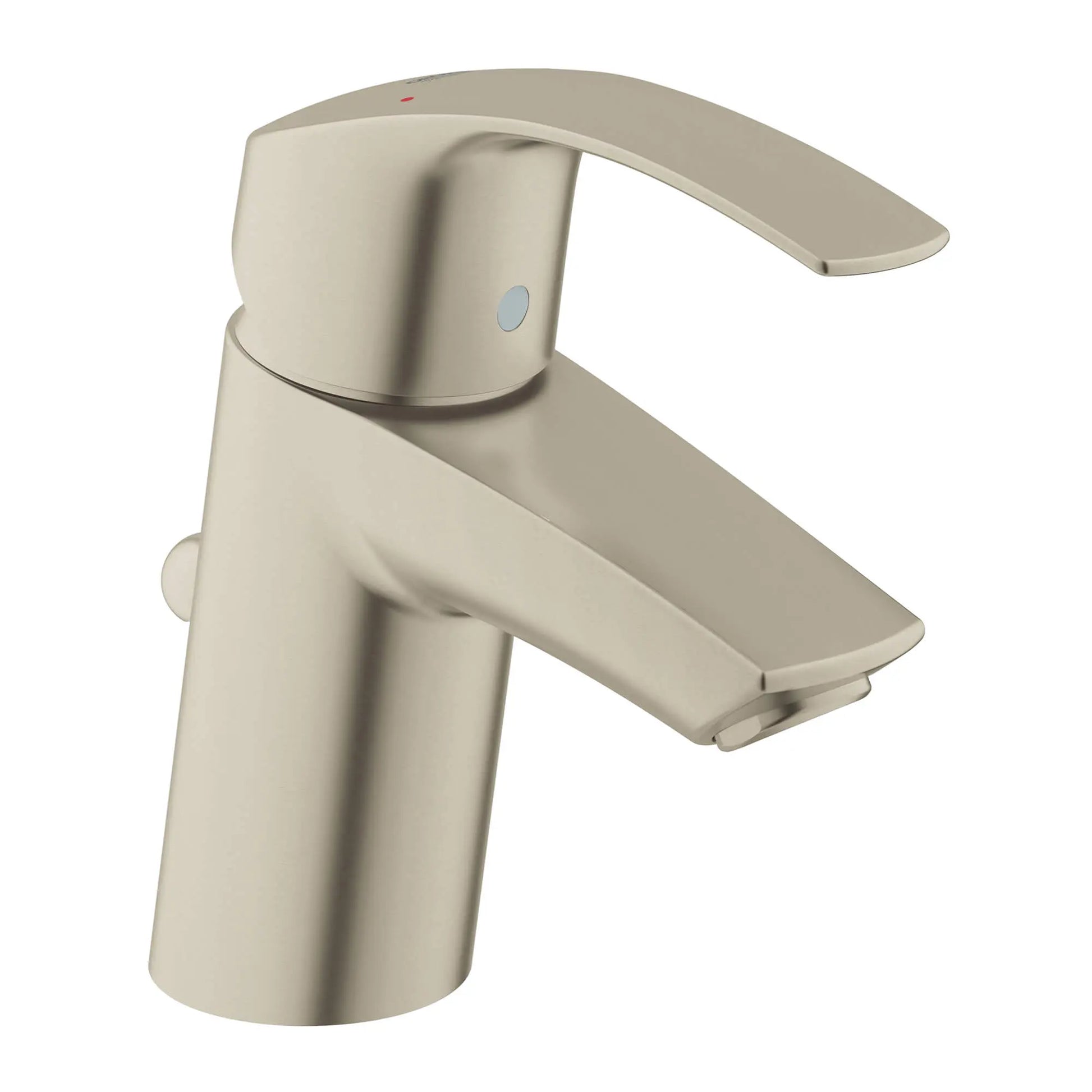 GROHE 32642ENA Eurosmart Single Hole Single-Handle S-Size Bathroom Faucet 1.2 GPM - Brushed Nickel