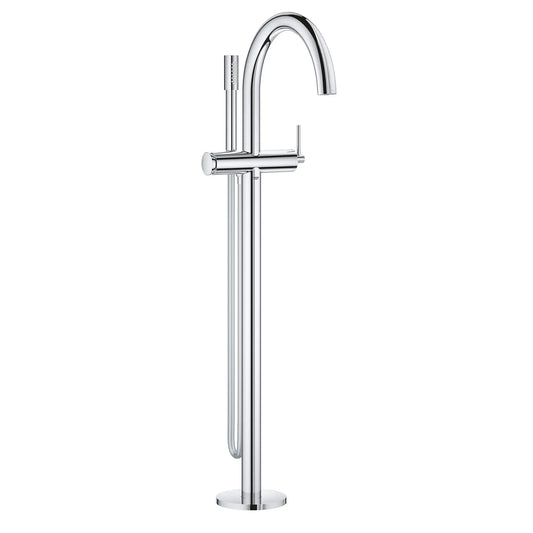 GROHE 32653003 Atrio New Single-Handle Freestanding Tub Faucet with 1.75 GPM Hand Shower - Chrome