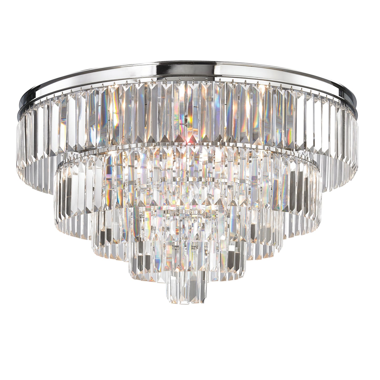 ELK SHOWROOM 15216/6 Palacial 31'' Wide 6-Light Chandelier - Polished Chrome