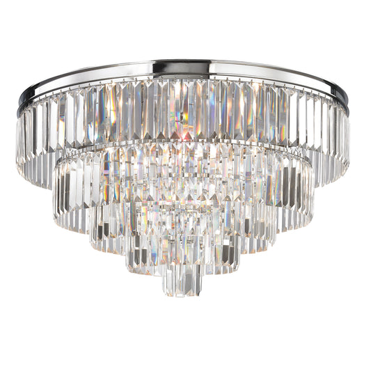 ELK SHOWROOM 15216/6 Palacial 31'' Wide 6-Light Chandelier - Polished Chrome