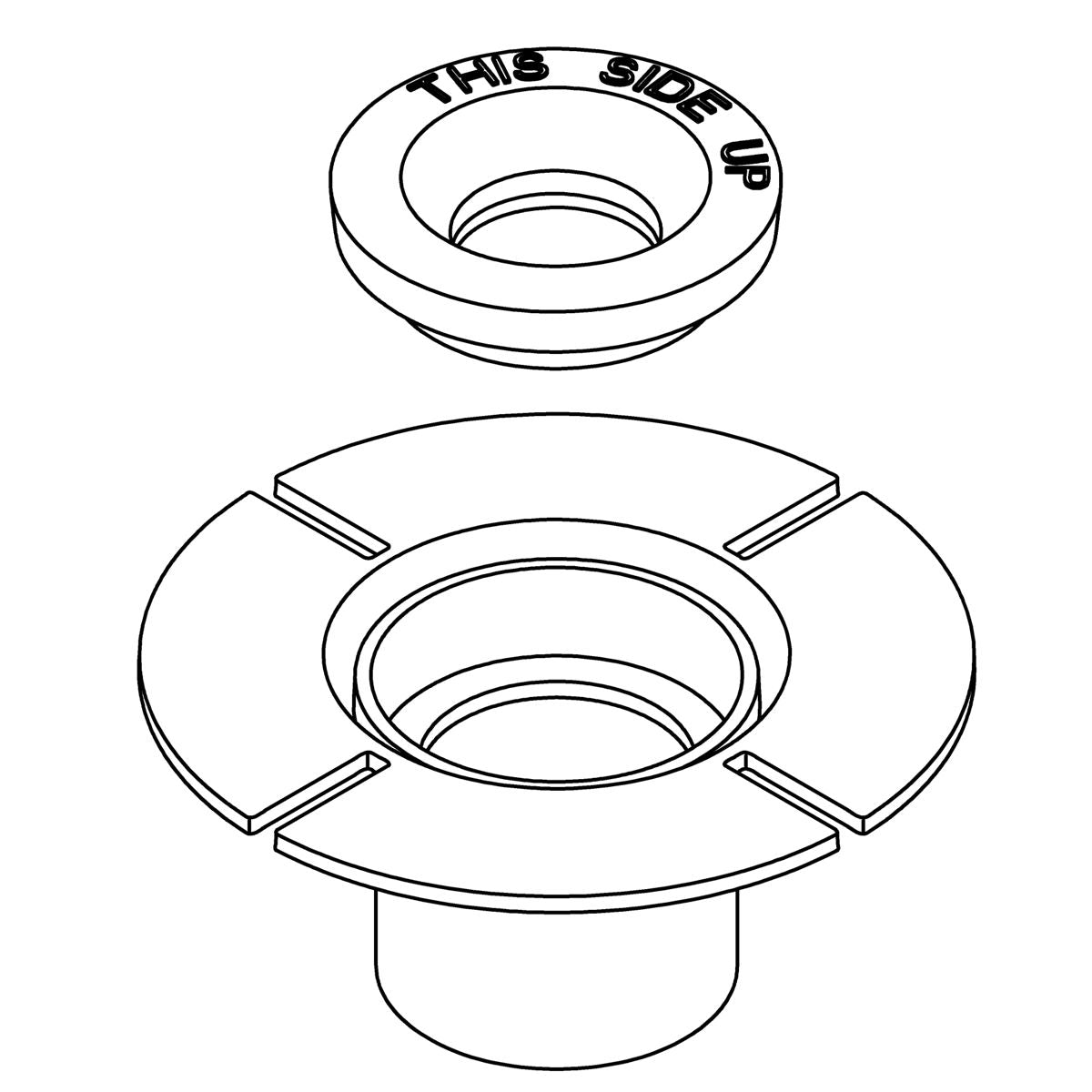 KOHLER PVC Adapter Kit, K-1523032
