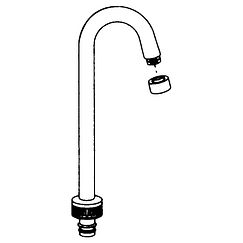 MOEN 15234 Spout Kit - Chrome