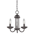 THOMAS 1523CH/10 Williamsport 12'' Wide 3-Light Chandelier - Oil Rubbed Bronze