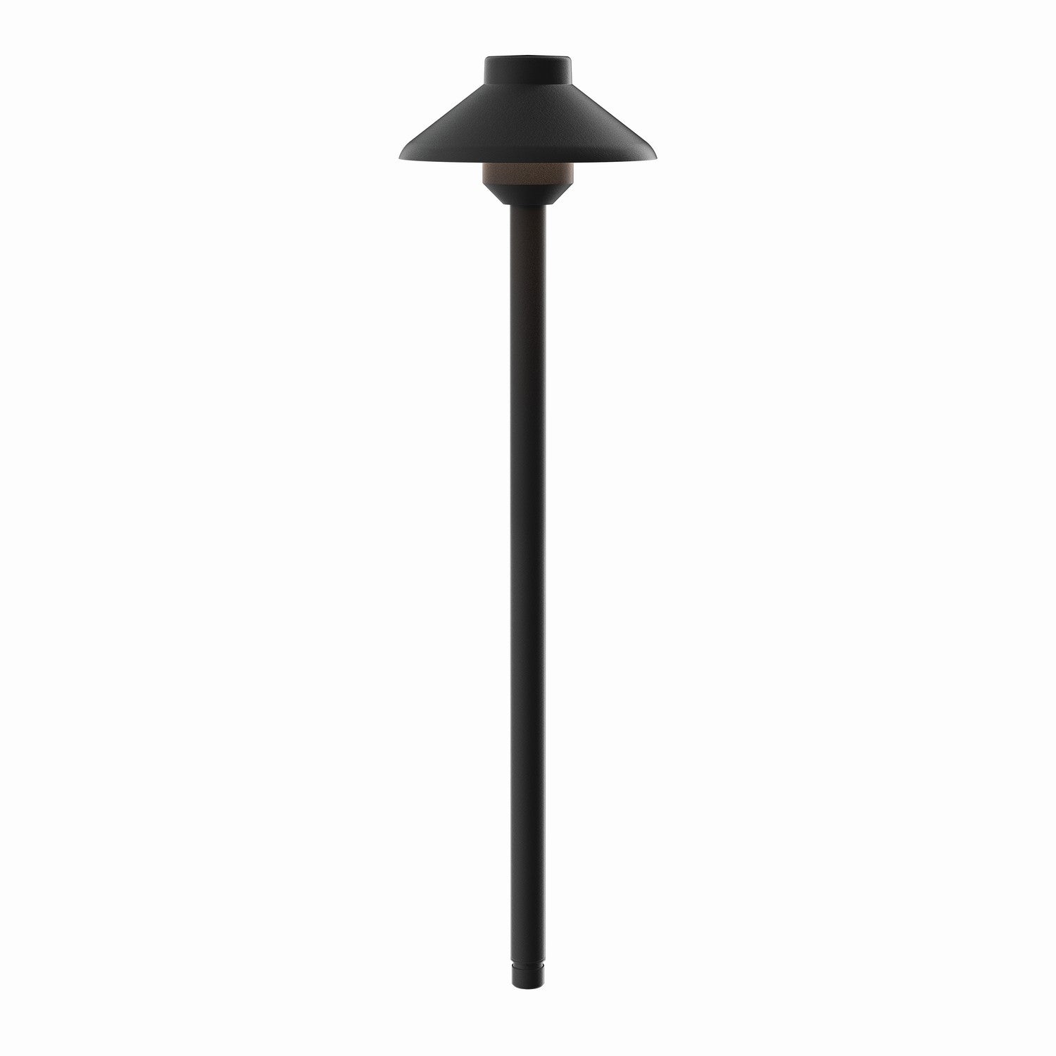 KICHLER 15820BKT30 Stepped Dome 12V 3000K Path Light Textured Architectural Bronze