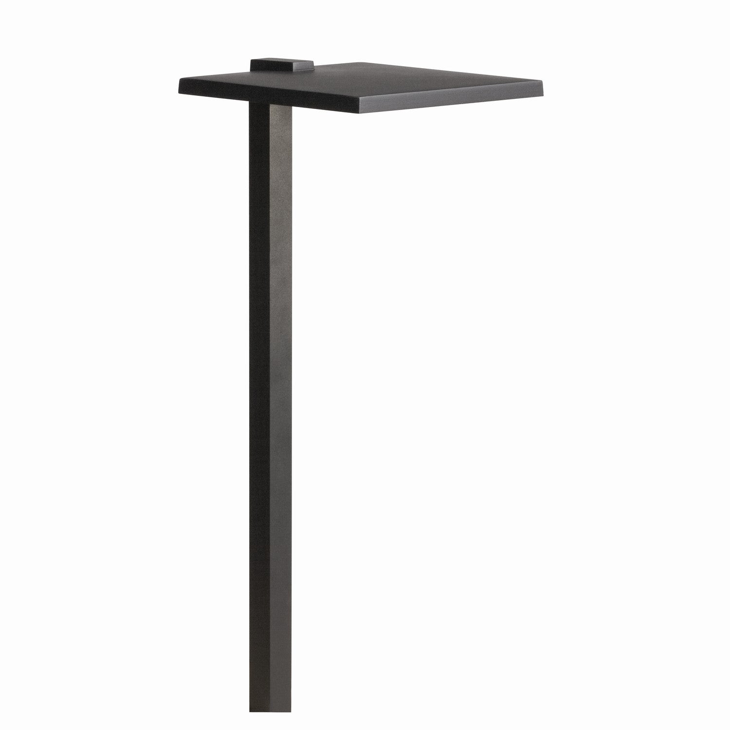 KICHLER 16197BKT27 12 Volt 2700K Led 8" Shallow Shade Path Light In Textured Black