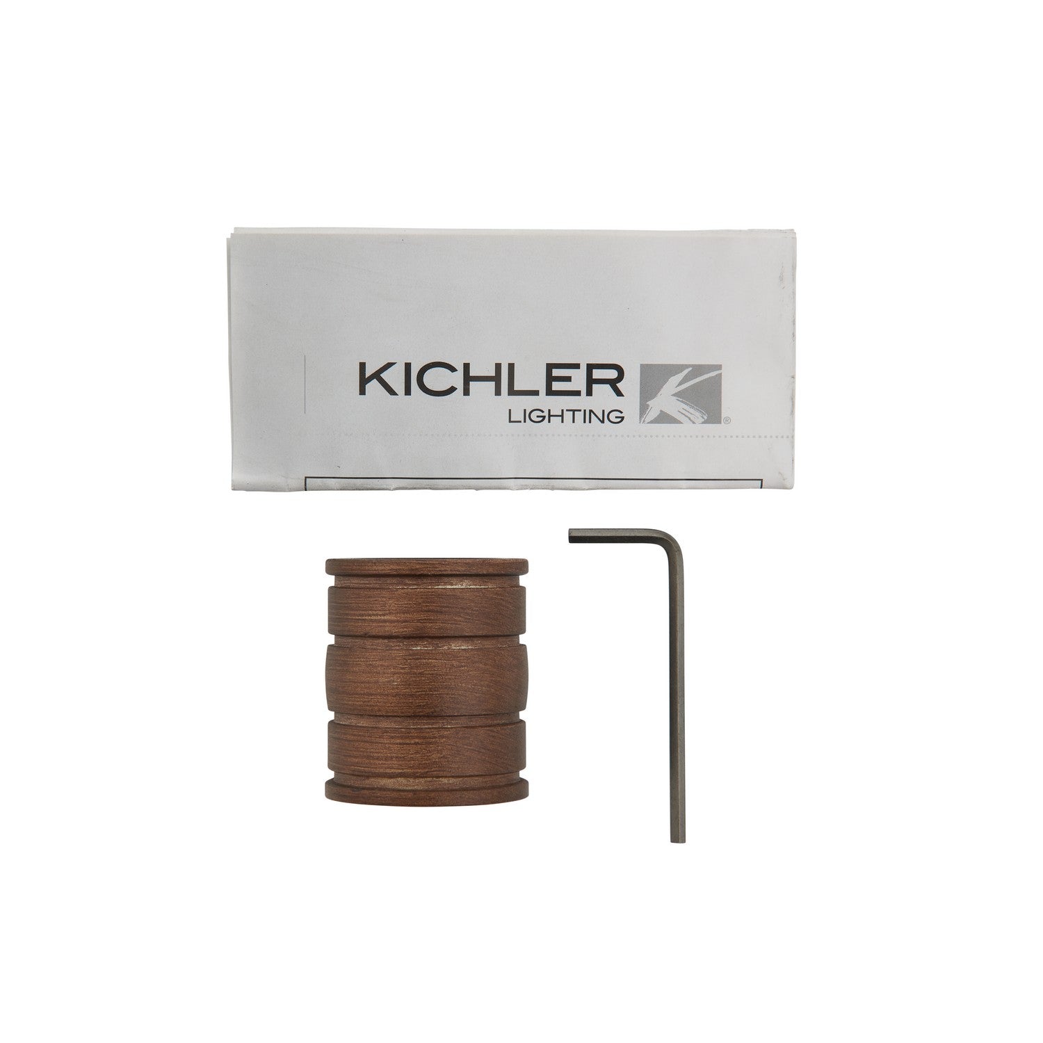 KICHLER 337007WN Downrod Coupler Walnut