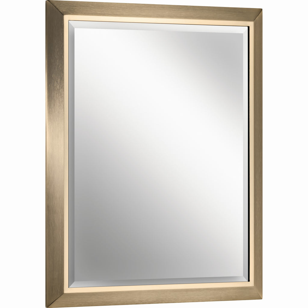 KICHLER 41011CPZ 24" Rectangular Mirror In Champagne Bronze